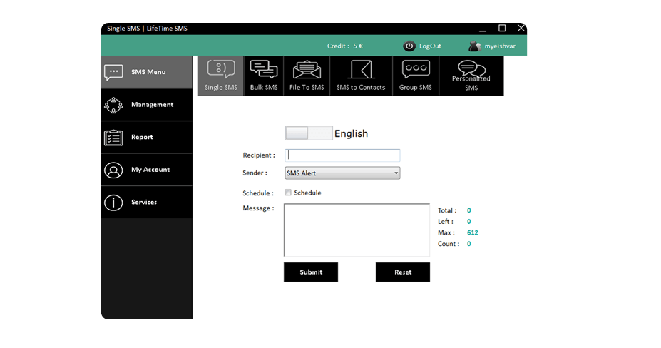 Envoie Bulk SMS